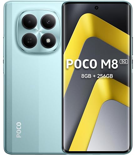 Xiaomi Poco M8 5G 8gb RAM 256GB NFC (Silver) | Snapdragon® 6 Gen 3